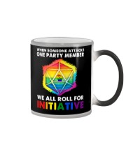 LGBT Pride Gift Pentagon We All Roll For Initative Color Changing Mug tile