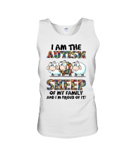 Autism Awareness I Am The Autism Sheep Of My Family I'm Proud Of It Unisex Tank tile