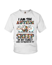 Autism Awareness I Am The Autism Sheep Of My Family I'm Proud Of It Youth T-Shirt tile