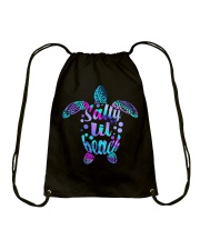 Gift For Turtle Lover Salty Lil Beach Drawstring Bag tile