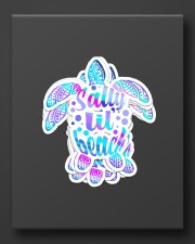 Gift For Turtle Lover Salty Lil Beach Sticker - 6 pack (Vertical) aos-sticker-6-pack-vertical-lifestyle-front-08