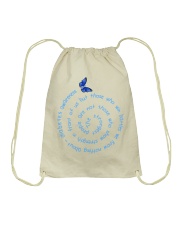 The Strongest People Are Not Those Who Show Strength Butterfly Diabetes Awareness Drawstring Bag tile