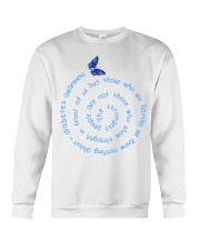 The Strongest People Are Not Those Who Show Strength Butterfly Diabetes Awareness Crewneck Sweatshirt tile