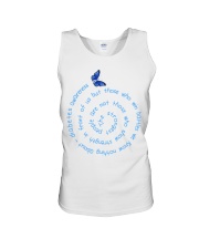 The Strongest People Are Not Those Who Show Strength Butterfly Diabetes Awareness Unisex Tank tile