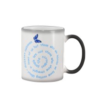 The Strongest People Are Not Those Who Show Strength Butterfly Diabetes Awareness Color Changing Mug tile
