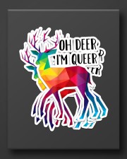 LGBT Pride Gift Oh Deer I'm Queer Sticker - 6 pack (Vertical) aos-sticker-6-pack-vertical-lifestyle-front-08