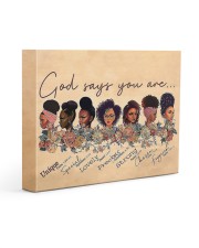 Gift For Black God Says You Are Unique Special Lovely Strong Black Girls Flowers Gallery Wrapped Canvas Prints tile