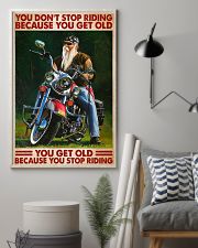 Riding Mortobike Lover You Don't Stop Riding Because You Get Old 11x17 Poster lifestyle-poster-1