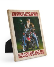 Riding Mortobike Lover You Don't Stop Riding Because You Get Old Easel-Back Gallery Wrapped Canvas tile