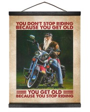 Riding Mortobike Lover You Don't Stop Riding Because You Get Old Hanging Canvas tile
