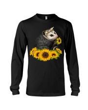 Animal Lover Opossum Sunflower Long Sleeve Tee tile