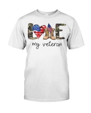 Gift For Veteran Love My Veteran Classic T-Shirt tile