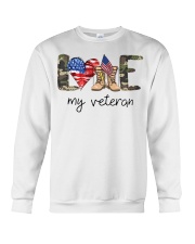 Gift For Veteran Love My Veteran Crewneck Sweatshirt tile