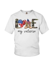 Gift For Veteran Love My Veteran Youth T-Shirt tile