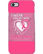 Breast Cancer Awareness Heart I Wear Pink For My Wife Phone Case tile