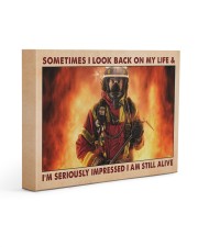 Firefighter Gift Sometimes I Look Back On My Life I'm Seriously Impressed Gallery Wrapped Canvas Prints tile