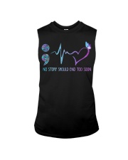 Suicide Prevention Awareness Semicolon No Story Should End Too Soon Butterfly Sleeveless Tee tile