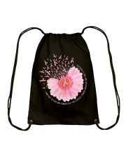 Breast CancerAwareness Sunflower I May Not Be Rich And Famous Drawstring Bag tile