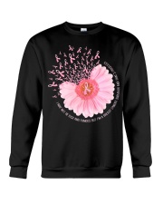 Breast CancerAwareness Sunflower I May Not Be Rich And Famous Crewneck Sweatshirt tile