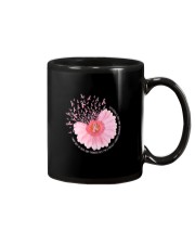 Breast CancerAwareness Sunflower I May Not Be Rich And Famous Mug tile