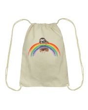 LGBT Pride Gift Sloth Rainbow Drawstring Bag tile
