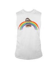 LGBT Pride Gift Sloth Rainbow Sleeveless Tee tile