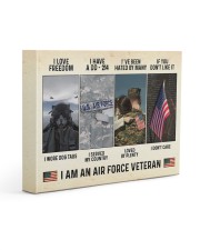 I Love Freedom I Am An Air Force Veteran Gallery Wrapped Canvas Prints tile