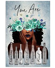 Black Gift Black Girl With Wreath You Are Amazing Special Loved 11x17 Poster front