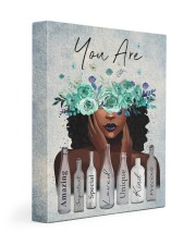 Black Gift Black Girl With Wreath You Are Amazing Special Loved Gallery Wrapped Canvas Prints tile
