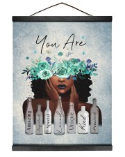 Black Gift Black Girl With Wreath You Are Amazing Special Loved Hanging Canvas tile