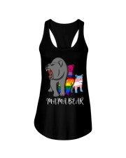 LGBT Pride Gift Mama Bear Ladies Flowy Tank tile
