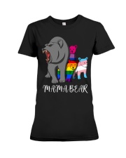 LGBT Pride Gift Mama Bear Premium Fit Ladies Tee tile
