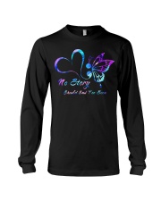 Suicide Prevention Awareness Butterfly Heart No Story Should End Too Soon Long Sleeve Tee tile