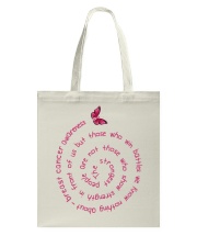Breast Cancer Awareness Butterfly The Strongest People Tote Bag tile