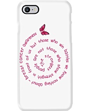 Breast Cancer Awareness Butterfly The Strongest People Phone Case tile
