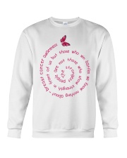 Breast Cancer Awareness Butterfly The Strongest People Crewneck Sweatshirt tile