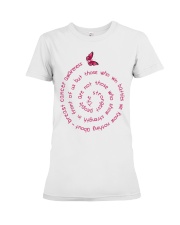 Breast Cancer Awareness Butterfly The Strongest People Premium Fit Ladies Tee tile