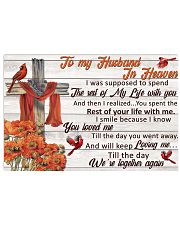 To My Husband In Heaven 36x24 Poster front