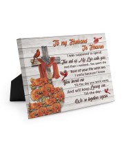 To My Husband In Heaven Easel-Back Gallery Wrapped Canvas tile