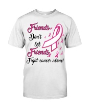 Breast Cancer Awareness Friends Don't Let Friends Fight Alone Premium Fit Mens Tee tile