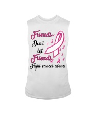 Breast Cancer Awareness Friends Don't Let Friends Fight Alone Sleeveless Tee tile