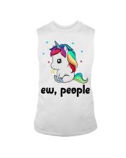 Gift For Unicorn Lover Ew People Sleeveless Tee tile