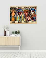 Be Strong When Weak Be Brave When Scared Be Humble 36x24 Poster poster-landscape-36x24-lifestyle-01