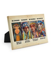 Be Strong When Weak Be Brave When Scared Be Humble 10x8 Easel-Back Gallery Wrapped Canvas thumbnail