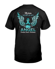 Ovarian Cancer Awareness My Hero Now Is My Angel Premium Fit Mens Tee tile