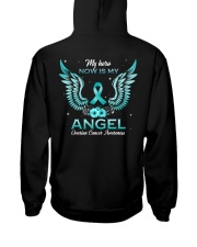 Ovarian Cancer Awareness My Hero Now Is My Angel Hooded Sweatshirt tile