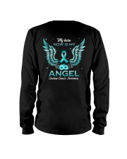 Ovarian Cancer Awareness My Hero Now Is My Angel Long Sleeve Tee tile