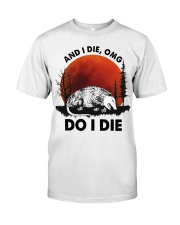 Gift For Raccoon Lover Sun And I Die Omg Do I Die Premium Fit Mens Tee tile