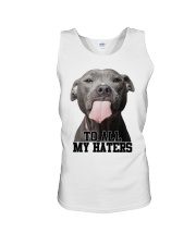 Gift For Dog Lover American Pitbull To All My Haters Unisex Tank tile