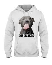 Gift For Dog Lover American Pitbull To All My Haters Hooded Sweatshirt tile